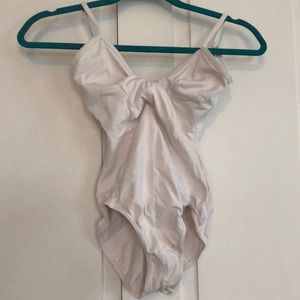 White Capezio camisole leotard. Size S
